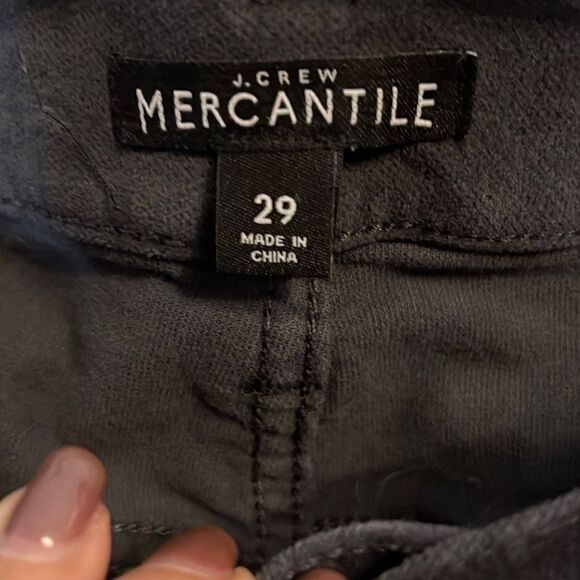 J.Crew Mercantile Women’s Skinny Pants Velvet 5 Pocket Mid Rise Gray Size 29 - Picture 4 of 9